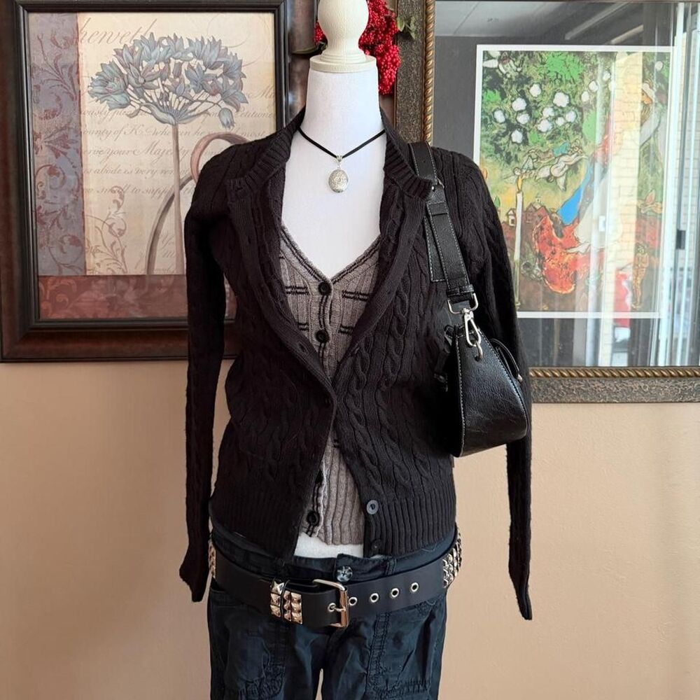 Abercrombie-fitch Women's Black Cardigan